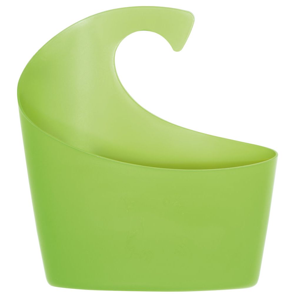 SPIRELLA colección Sydney Wall basket, Cesta portaobjetos pequeña 19,5 x 17,5 x 6,5 cm, Polipropileno, Verde
