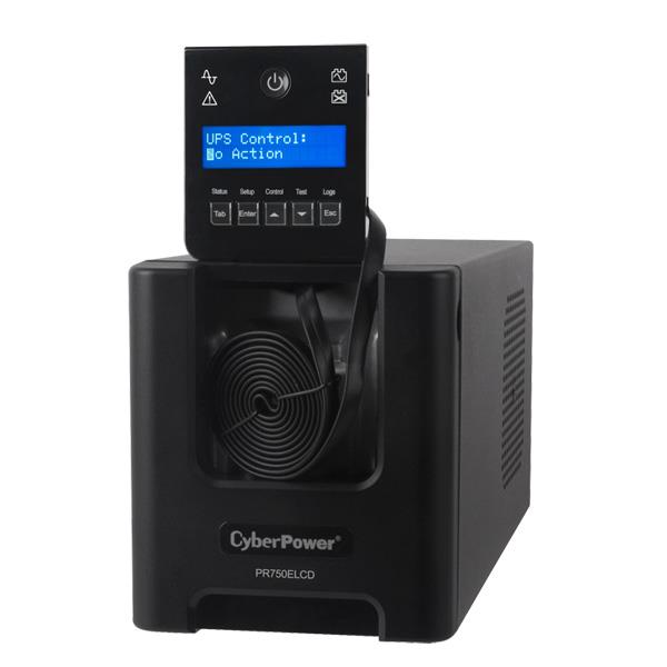 CyberPower PR750ELCD sistema de alimentación ininterrumpida (UPS) 0,75 kVA 675 W 6 salidas AC