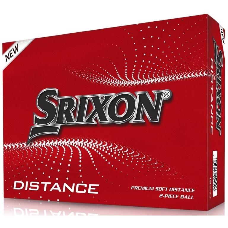 Srixon 12 bolas de golf Distance  Blancas modelo 2024. Bolas de dos capas