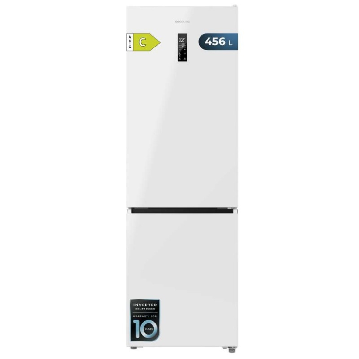 Cecotec Frigorífico Combi 456L Total No Frost Bolero CoolMarket Combi 456 White C. Altura 201cm y 59,5cm Ancho