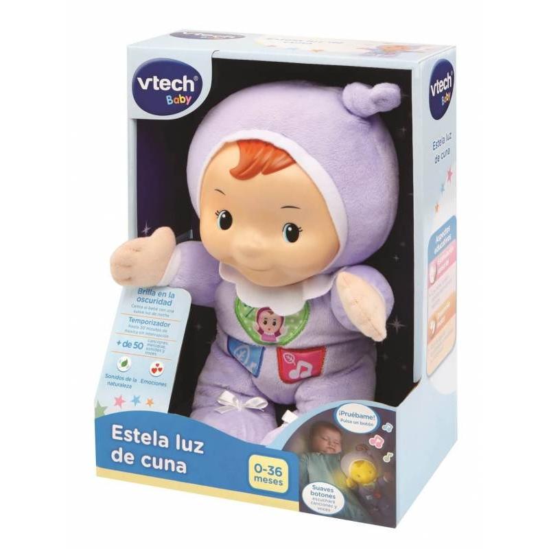 Vtech Muñeca Musical Estela Luz de Cuna con 40 Melodías y Temporizador de Tiempo