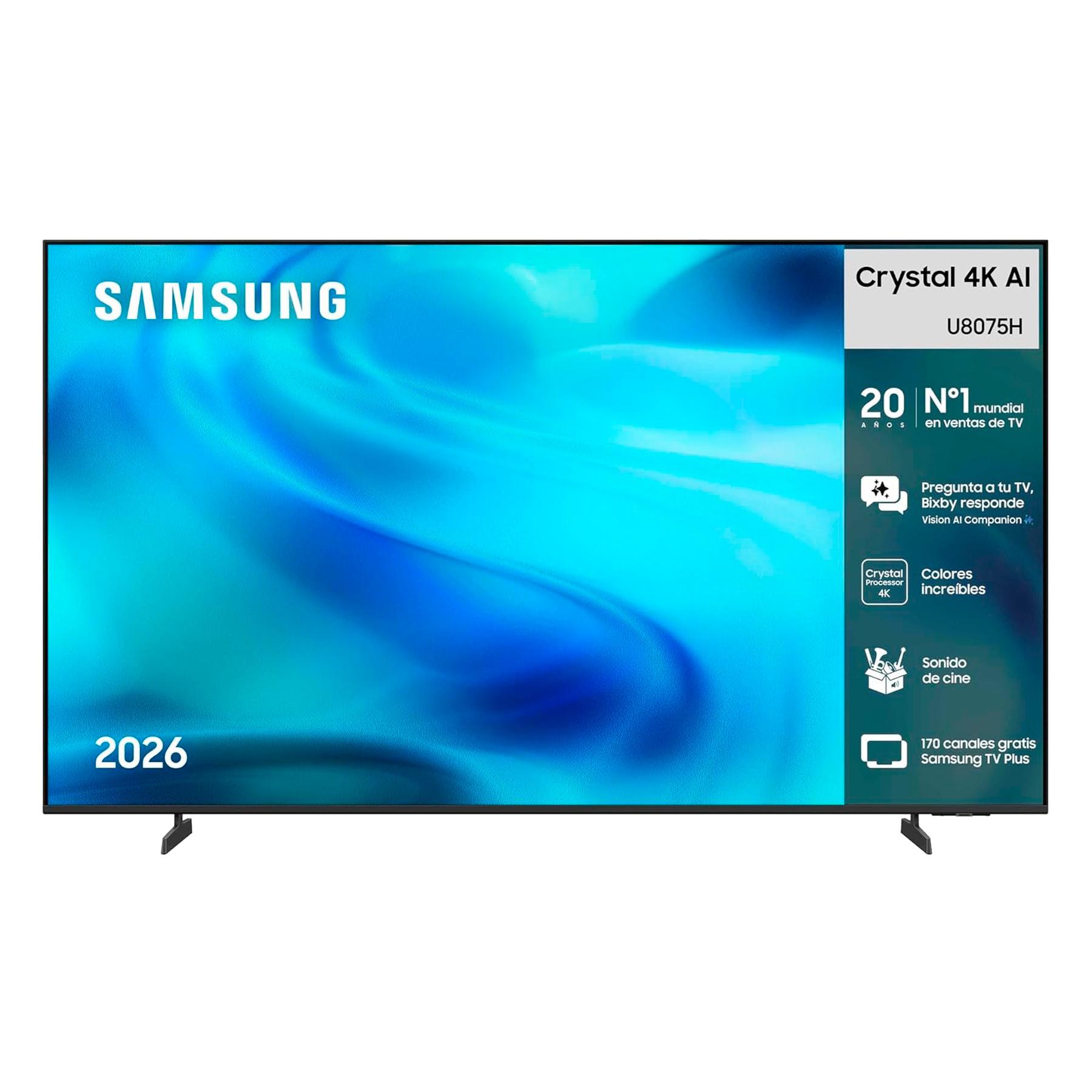 Samsung Crystal 4K AI U8075H / Televisor Smart TV UHD 4K