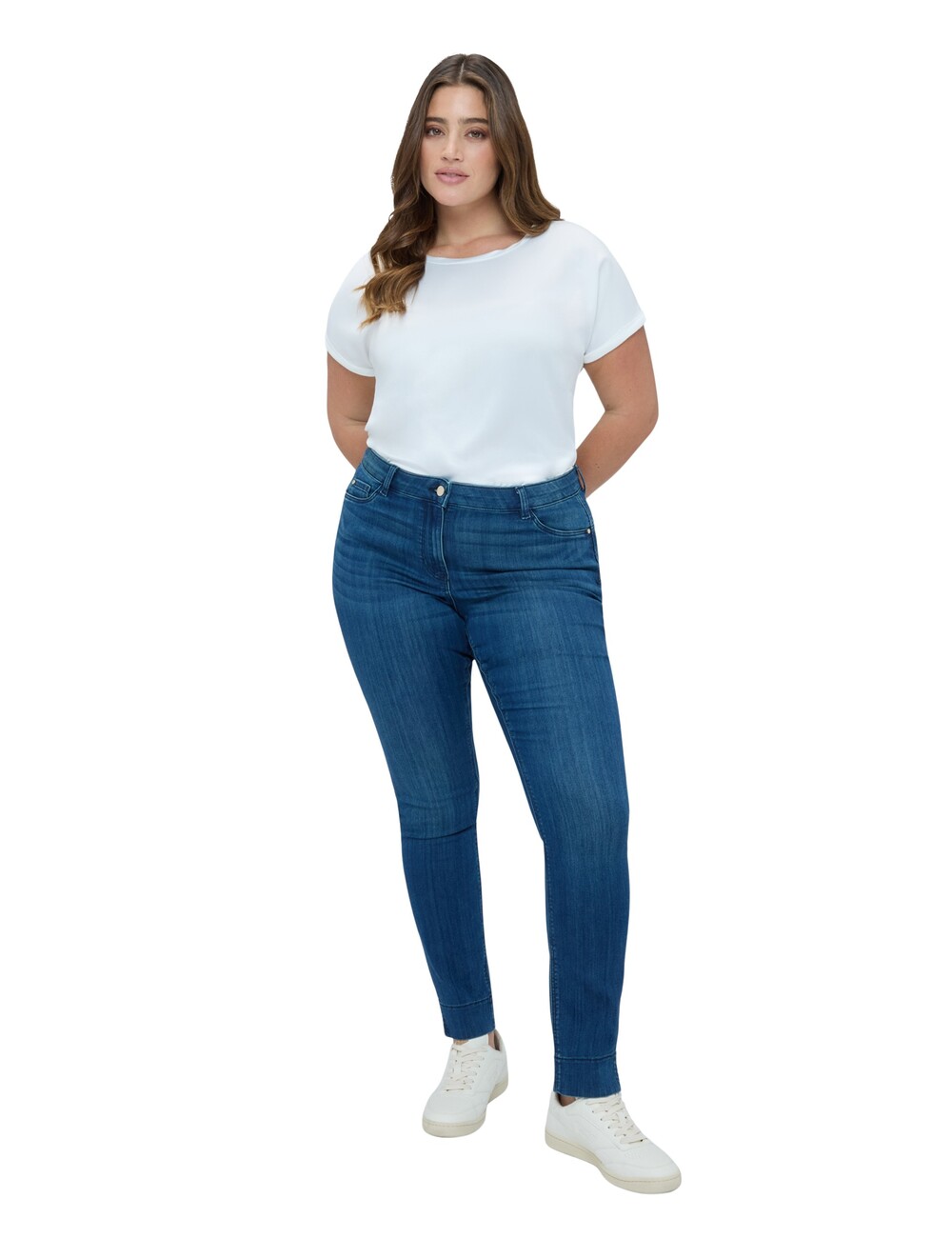 Fiorella Rubino - Jeans Skinny lavado azul efecto washed
