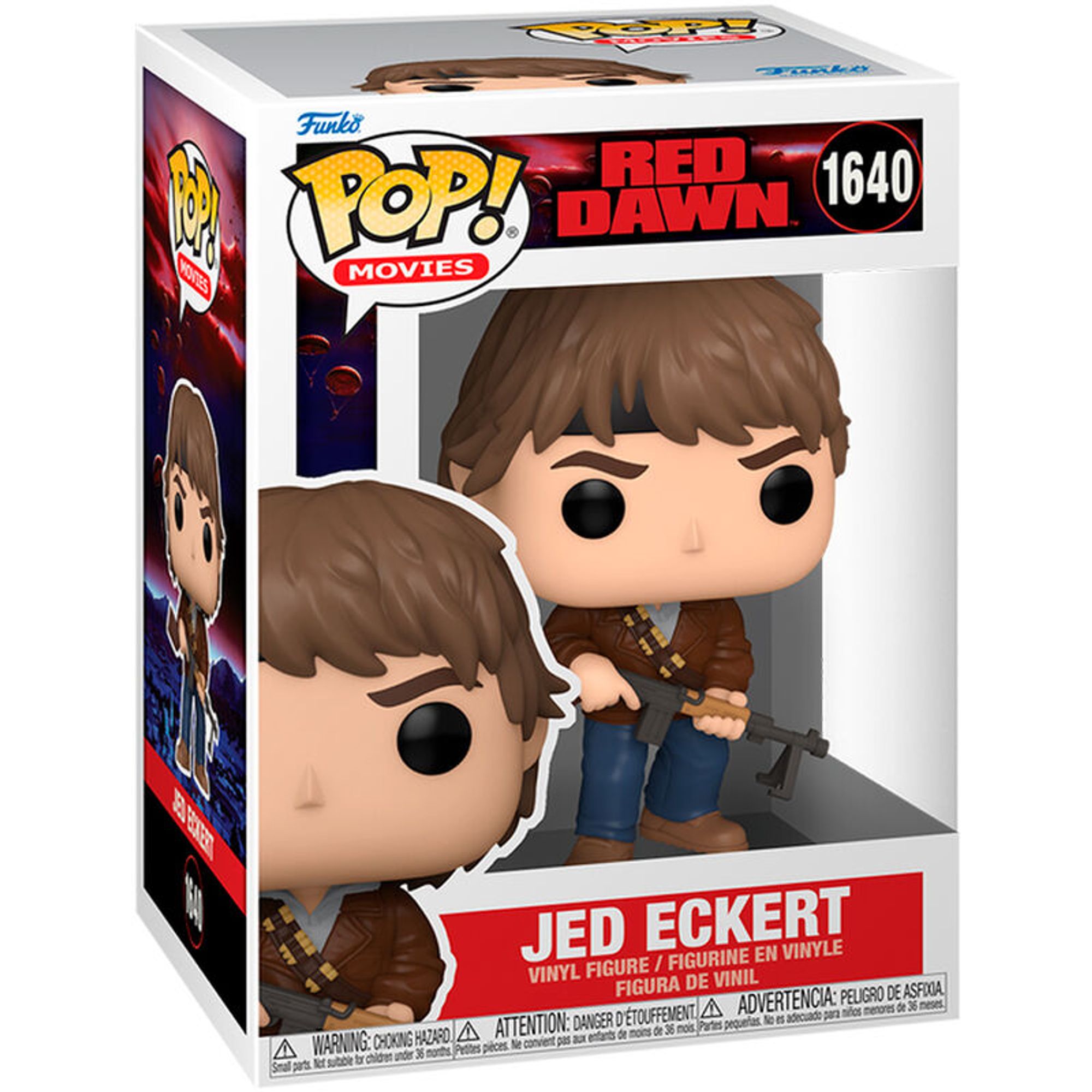 Figura Coleccionable de Jed Eckert de Red Dawn 1984 para Fans y Coleccionistas, Mini Muñeco de Vinilo Resistente, Detalle Realista con Atuendo Clásico, Ideal para Regalo o Exhibición