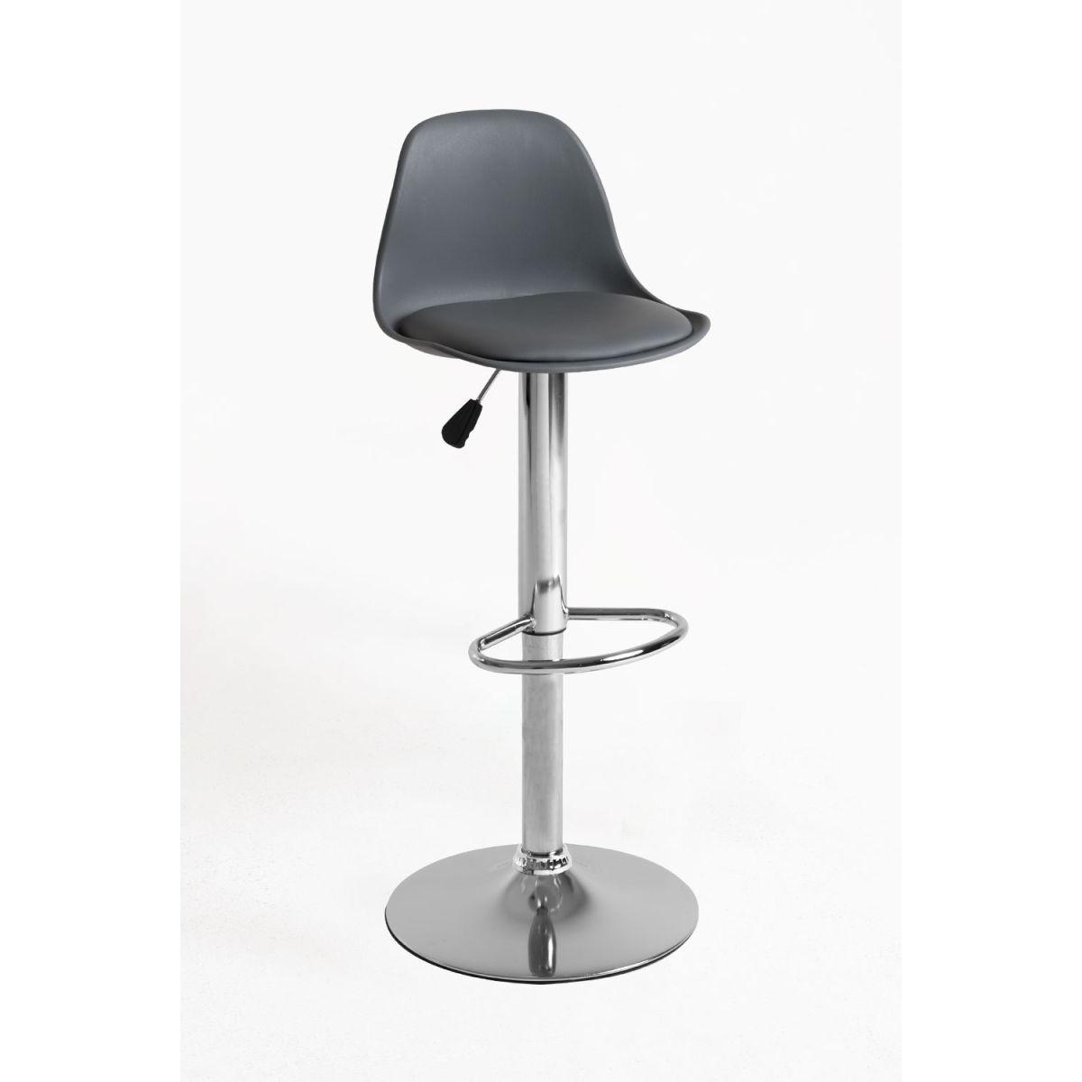 Regalos Miguel - Packs Taburetes Cocina - Pack 2 Taburetes Tulipa - Gris oscuro
