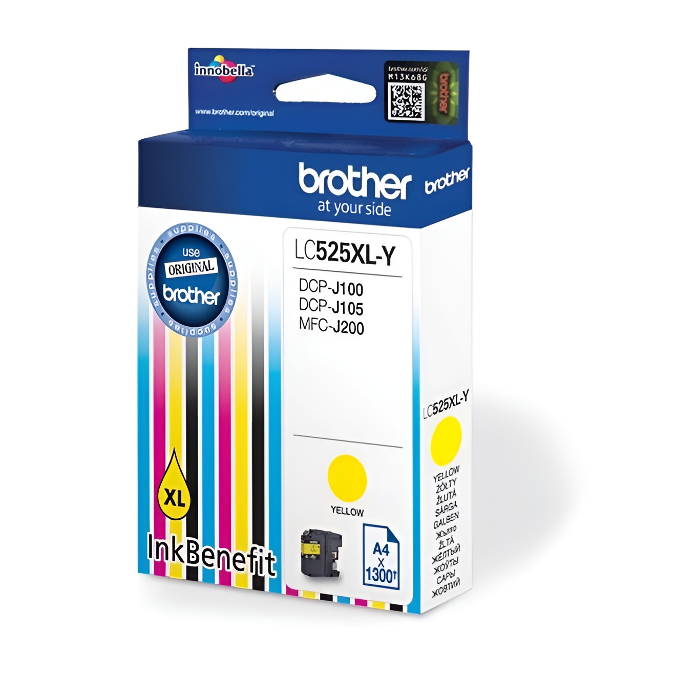 Cartucho de Tinta Amarillo Brother LC525XLY de Alta Calidad