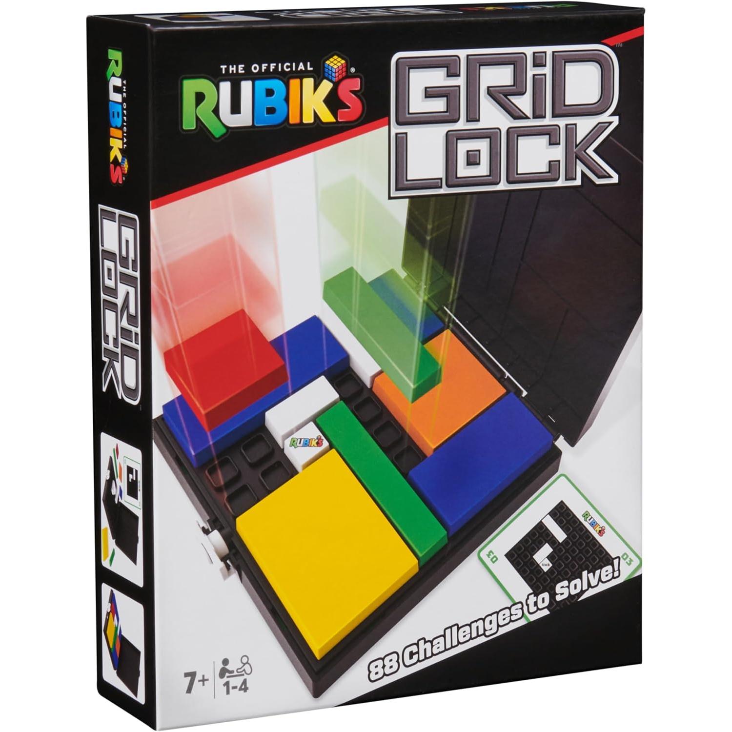 RUBIK'S - Cubo Gridlock - Juguete Rompecabezas - Juegos de Resolución de Problemas - Cubos Rubik's Juguetes de Ingenio y Relajación - Juguetes Niños 8 años + (Spin Master 6070059)