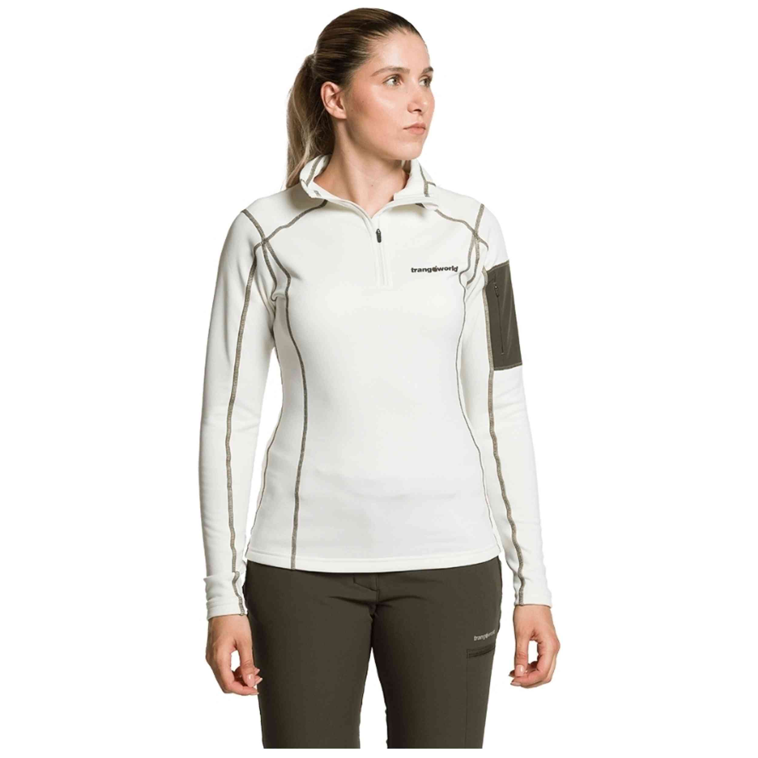 Jersey Trangoworld modelo Pullover Geelong en color Blanco