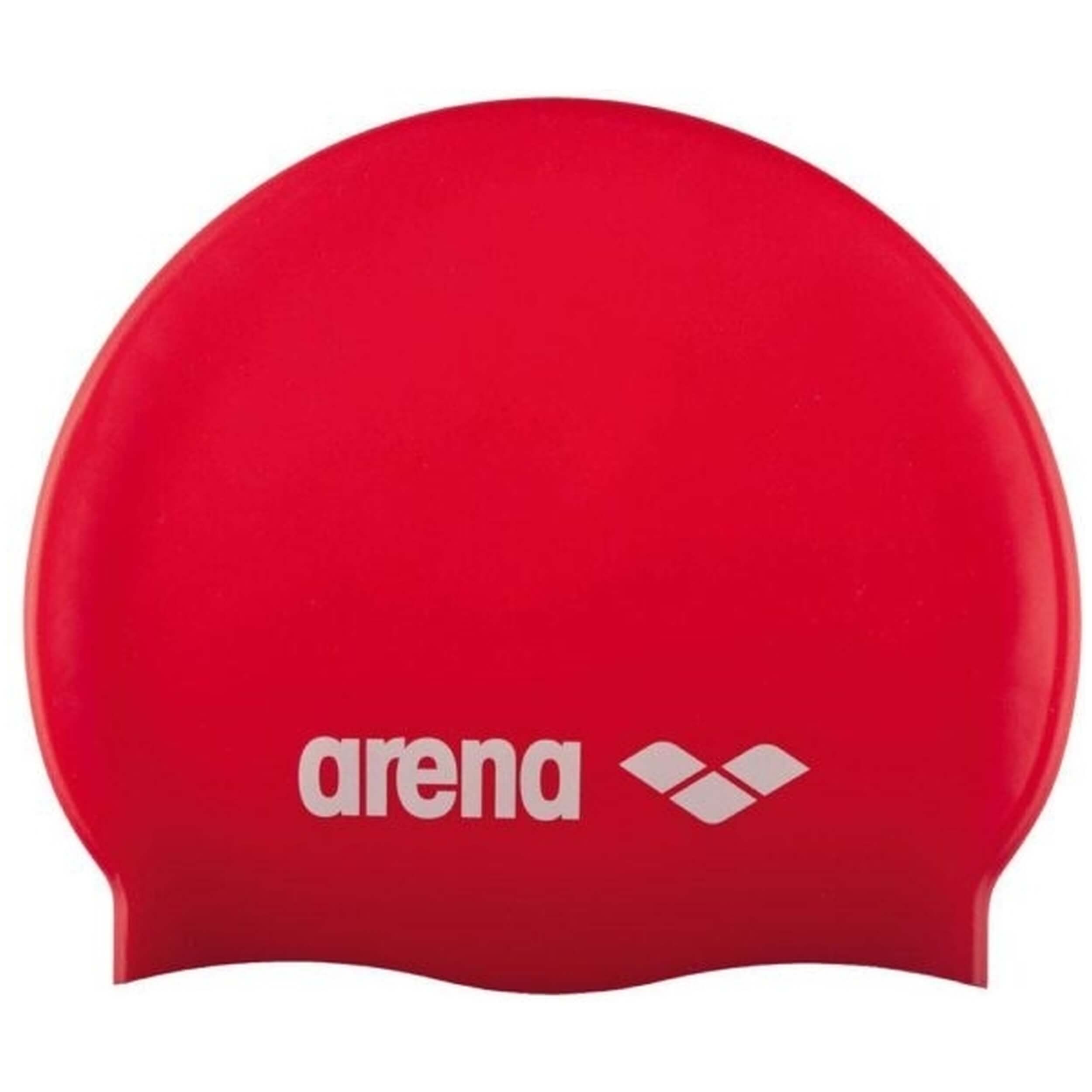 Gorro Arena modelo Classic Silicone en color Rojo
