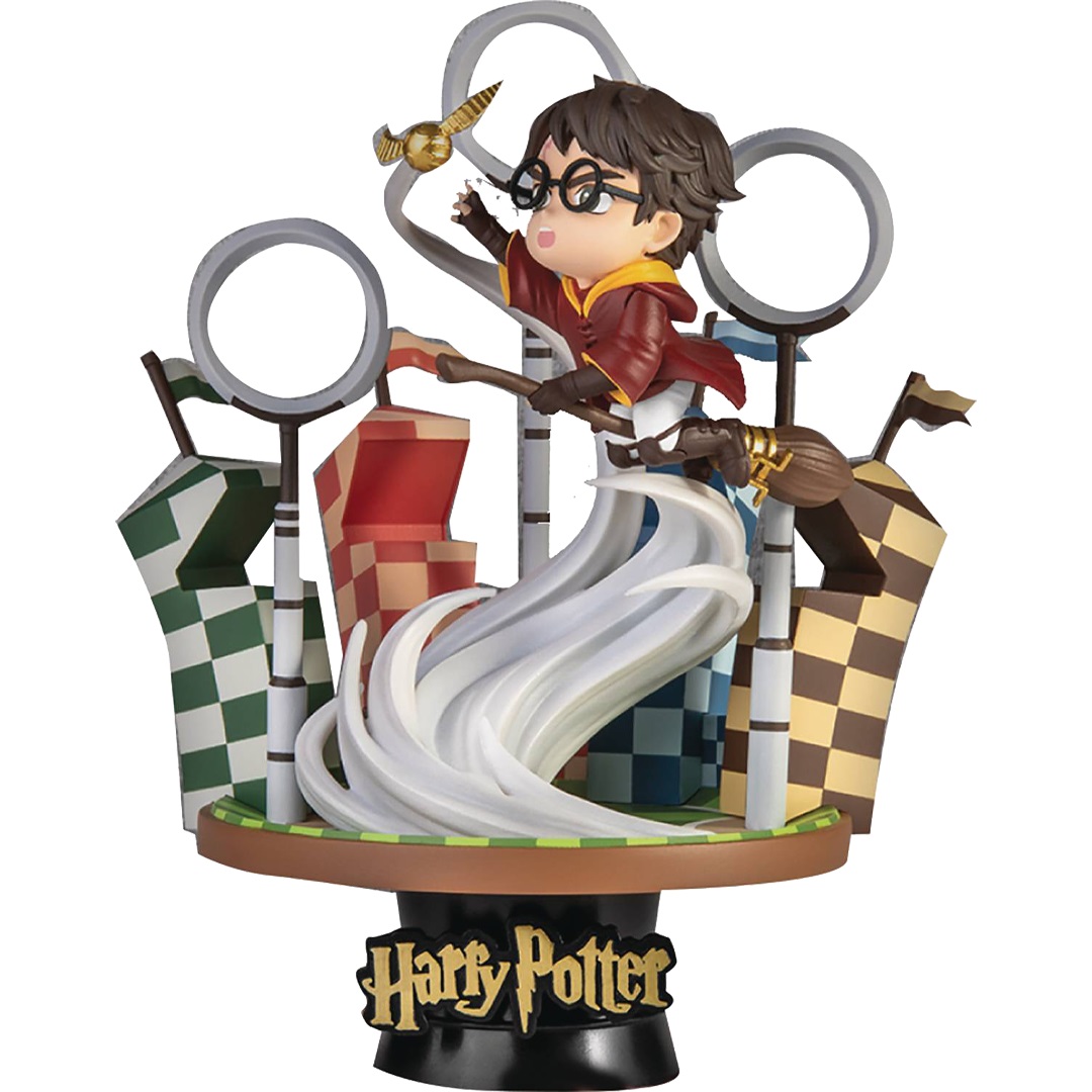 Estatua estilo diorama de Harry Potter jugando al Quidditch - Harry Potter - Beast Kingdom