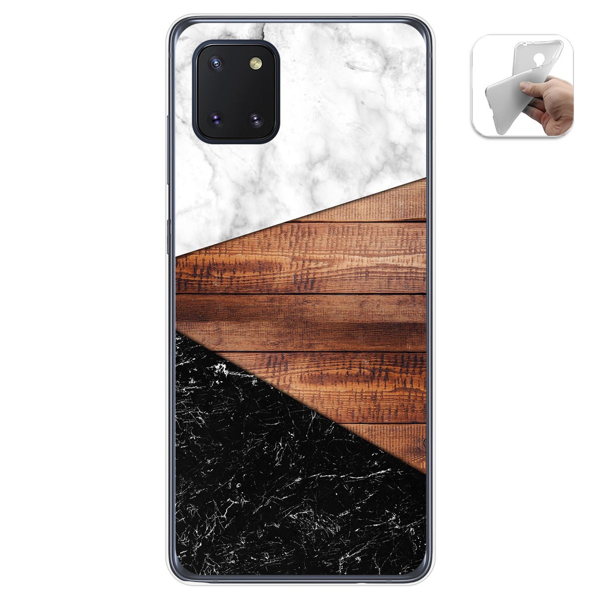 Tumundosmartphone Funda Gel Tpu para Samsung Galaxy Note 10 Lite diseño Mármol 11 Dibujos