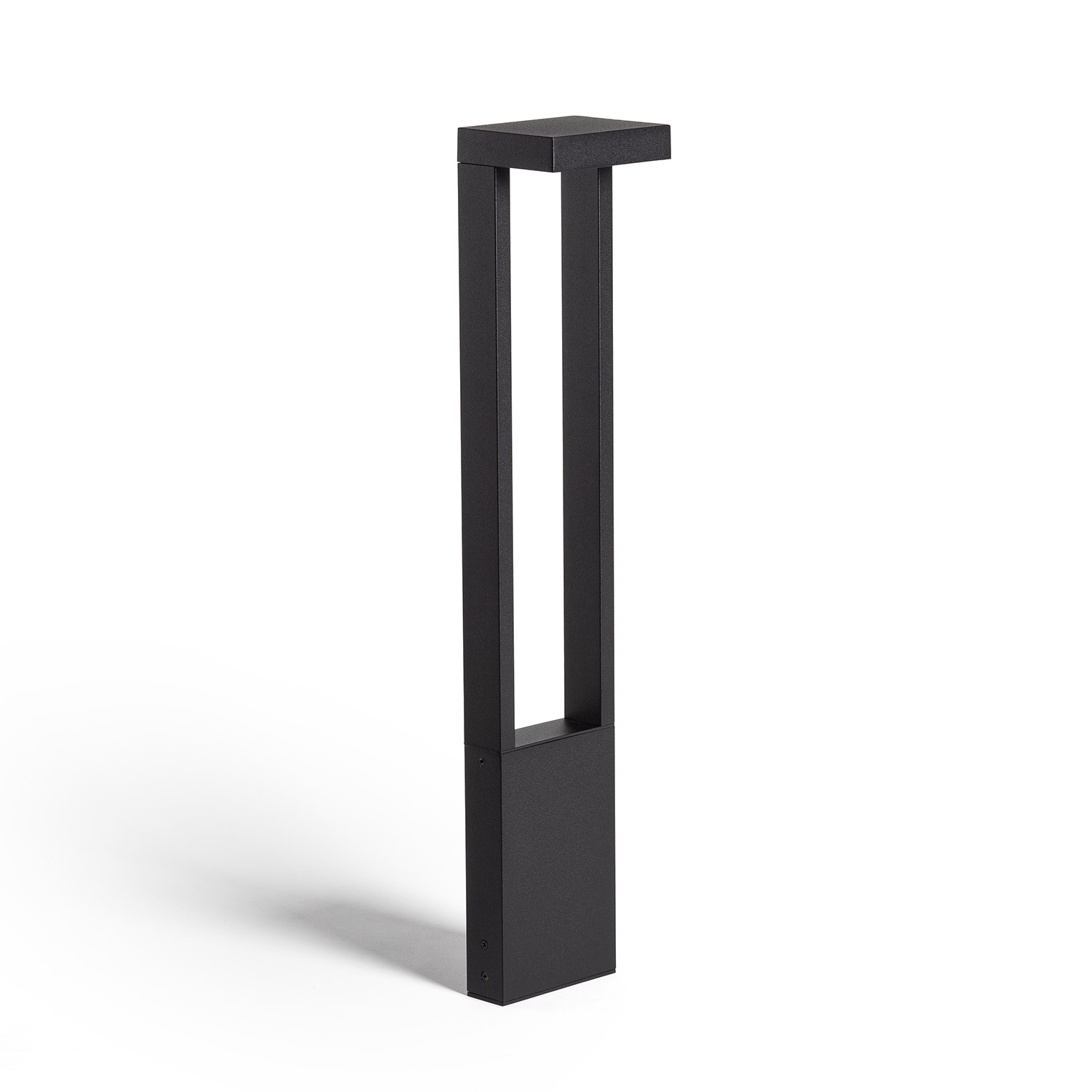 Ledkia Baliza Exterior LED 65cm 10W Aluminio Droxe Negro Negro