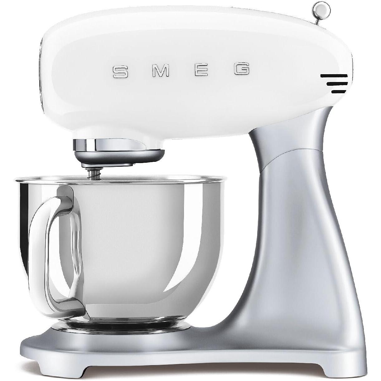 SMEG SMEG - Robot pastelero multifunción 4,8 l 800 W, color Negro/Crema/Blanco