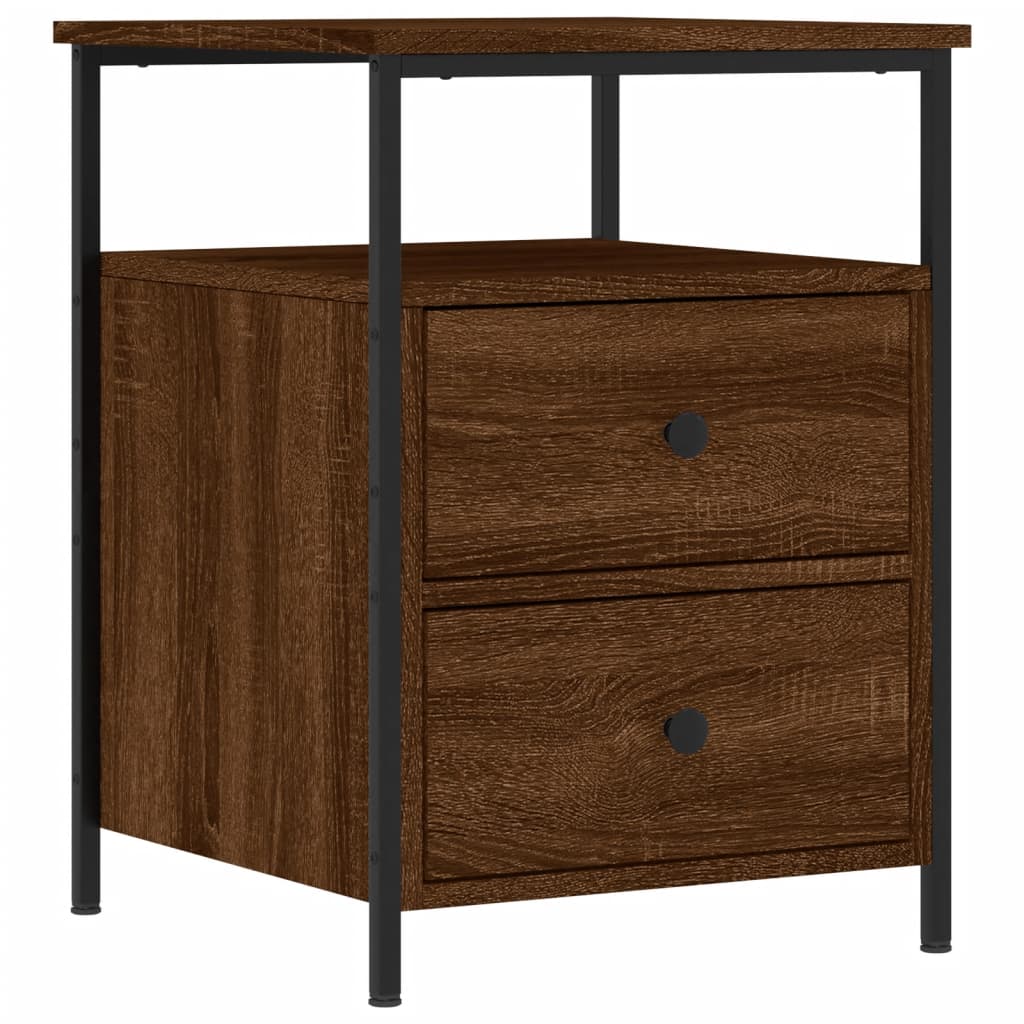 Mesita de Noche Vidaxl Madera de Ingeniería 44x45x60 Cm Roble Sonoma