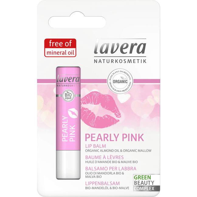 Bálsamo Labial Pearly Pink 4,5 g (Rosa) Lavera