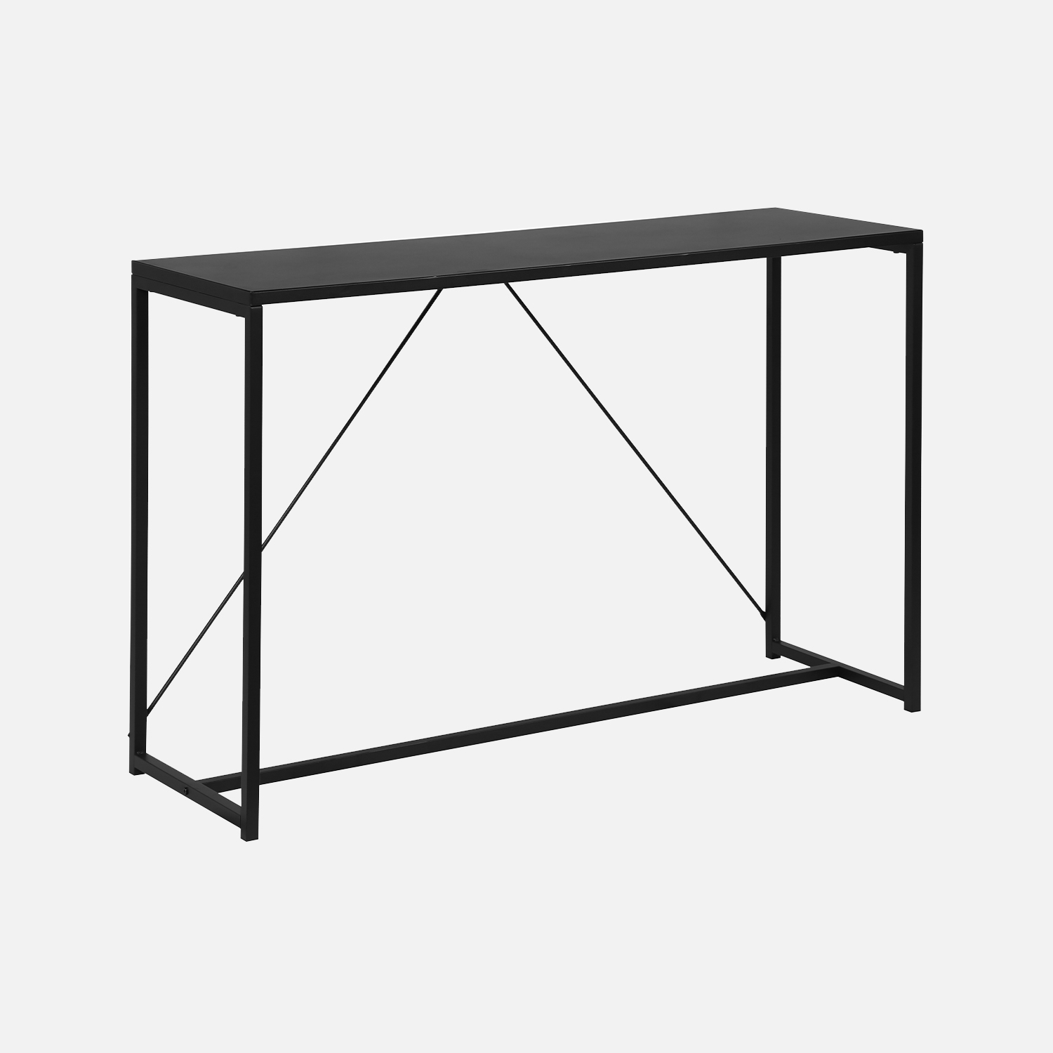 sweeek - Consola de metal, 120cm , Industrielle , 120x39x79