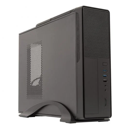 Unykach uk2010 caja torre itx, microatx - fuente de alimentacion 450w incluida - tamaño disco soportado 3.5”, 2.5” - usb-a 3.0/2.0 y audio