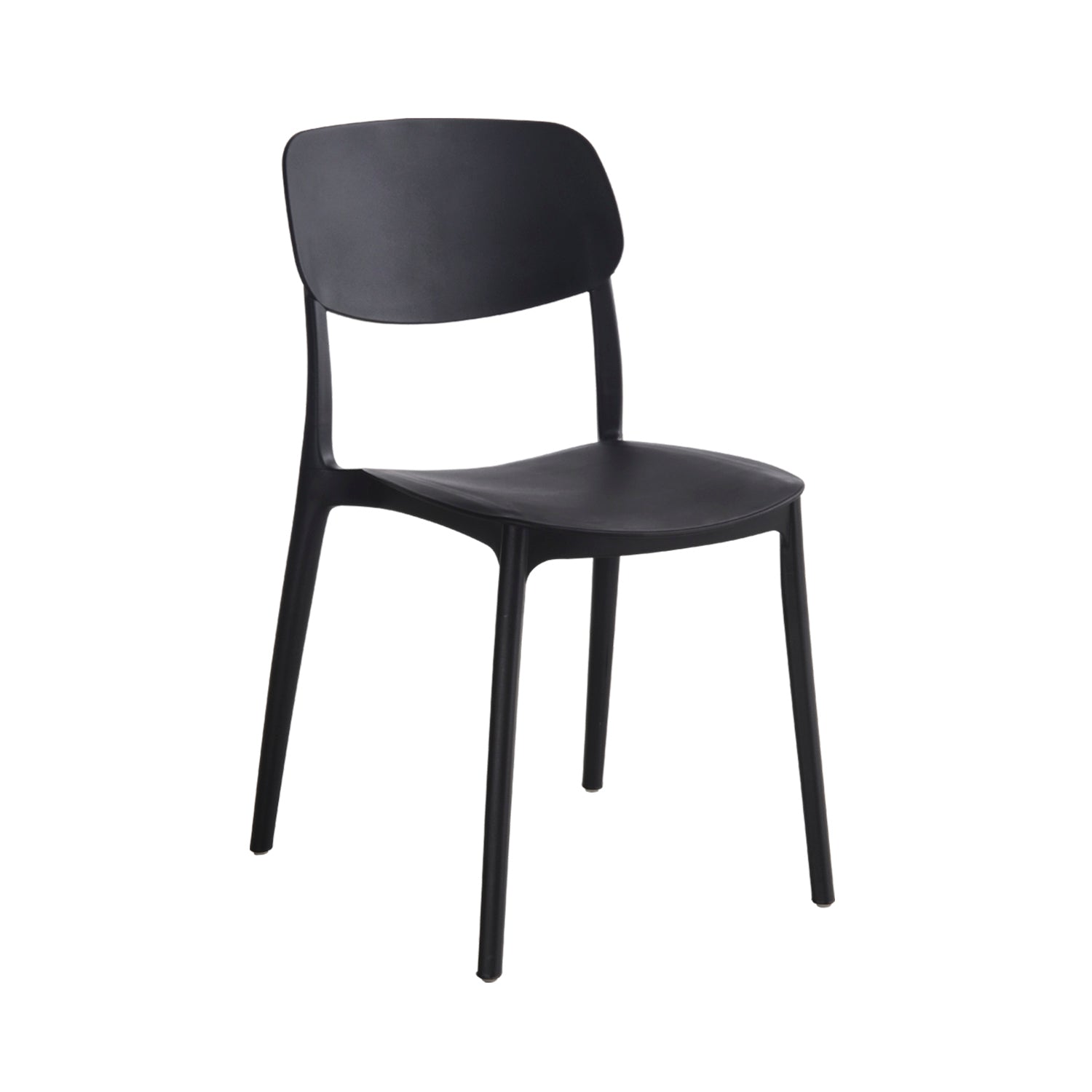 Set de 4 sillas dixie  negro para hogar moderno mueble de almacenaje  - Homekit