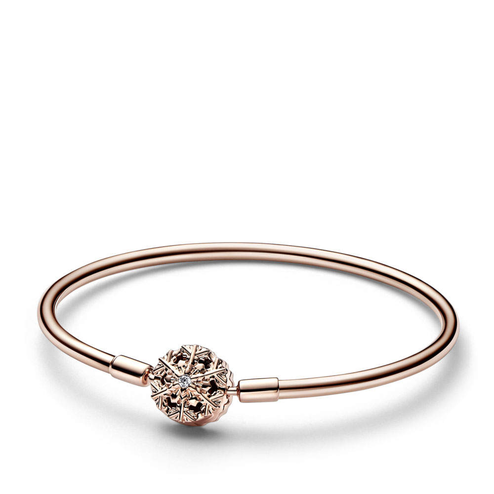 Pandora Pulsera Copo de Nieve Brillante 582338C01 , para Mujer