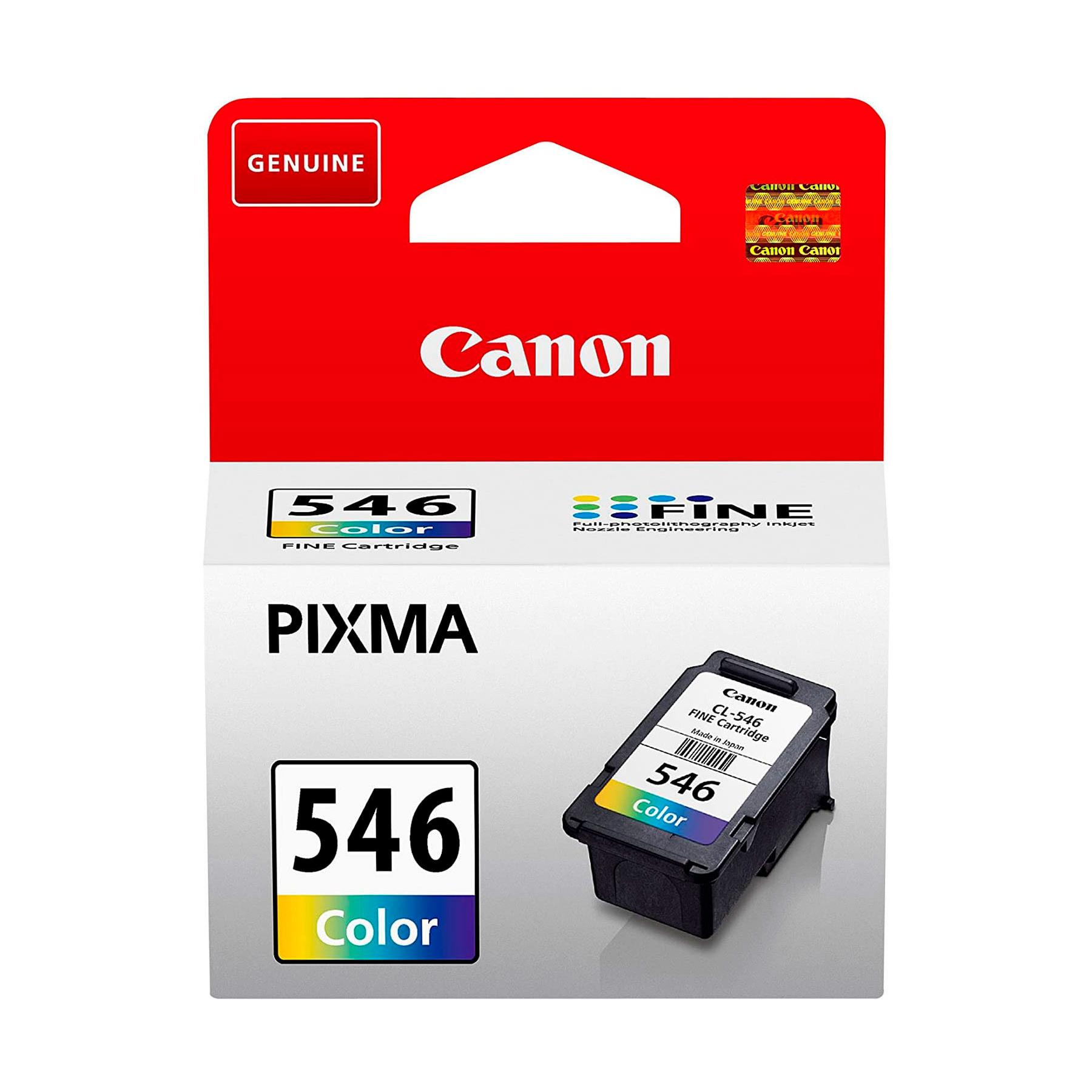 Canon cl-546 tricolor cartucho de tinta 8ml fine pixma cian magenta amarillo