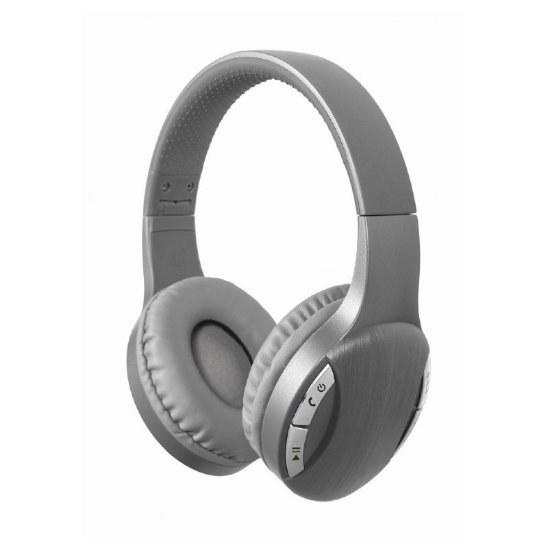 Gembird - BTHS-01-SV auricular y casco Auriculares Inalámbrico y alámbrico Diadema Llamadas/Música MicroUSB Bluetooth Plata BTHS-01-SV