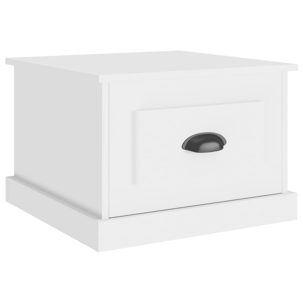 Vidaxl Mesa de Centro Madera Contrachapada 50x50x35 Cm Blanco