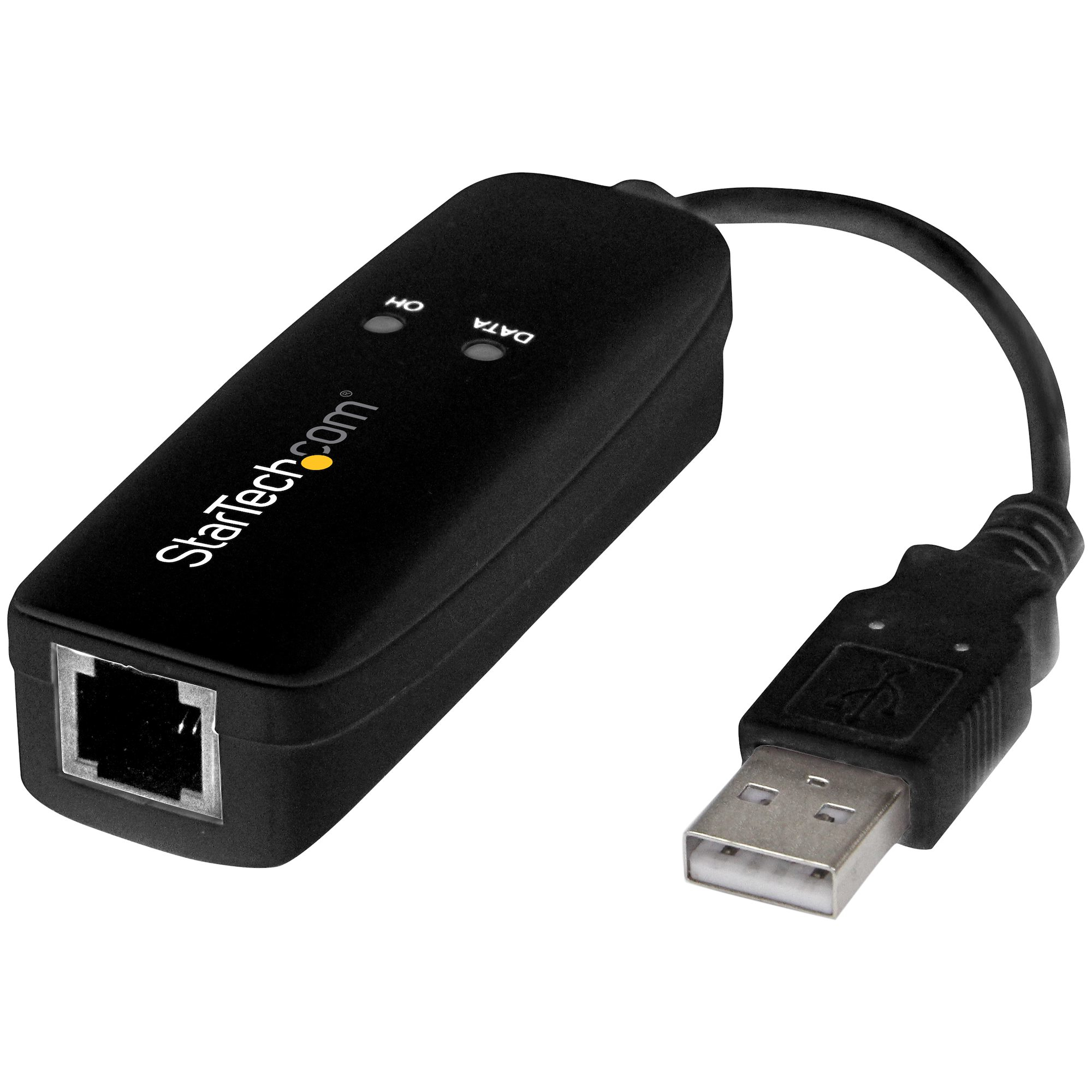 StarTech.com USB56KEMH2, USB 2.0, Conexant - CX93010-21Z, 56 Kbps Down, 36.6 Kbps Up, 14.4 Kbps Fax,