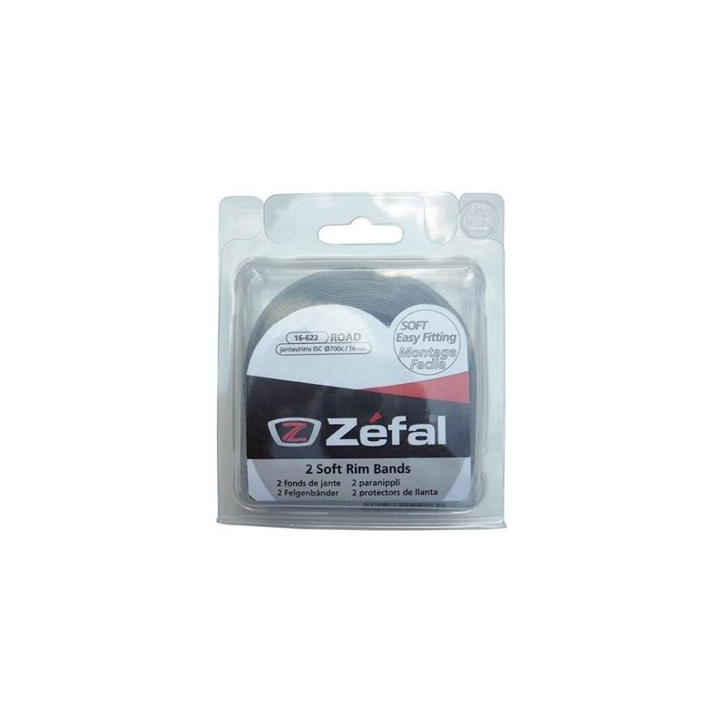 Zefal - Fundas de llanta Blister 2 en PVC para bicicleta 700c, resistentes a pinchazos y altas temperaturas durante el frenado, ideales para uso urbano y ocio, anchura 16 mm