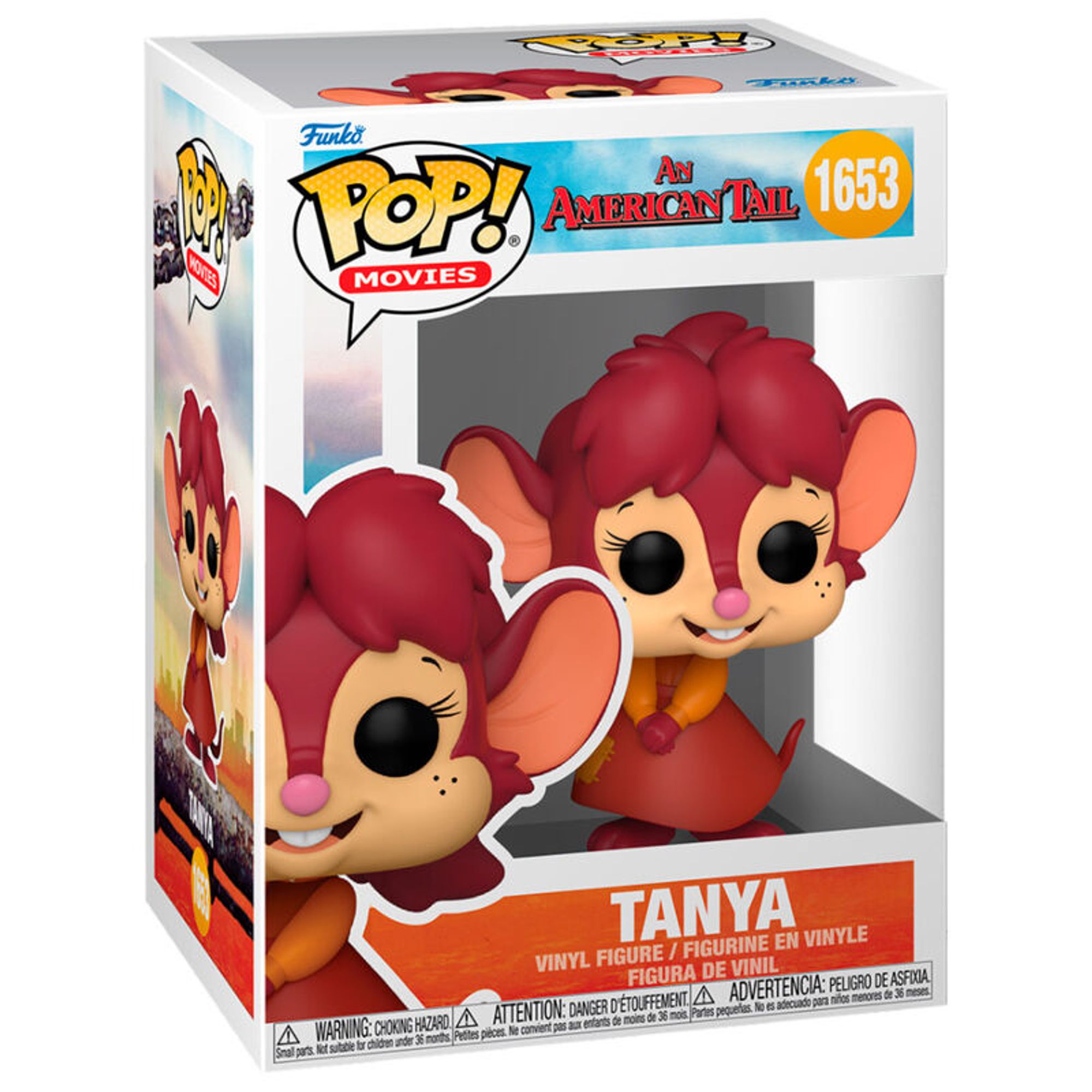 Figura de Vinilo Tanya Mousekewitz de An American Tail para Fans de Películas, Muñeco Coleccionable, Diseño Detallado con Vestido Rojo, Ideal para Decoración o Regalo Original
