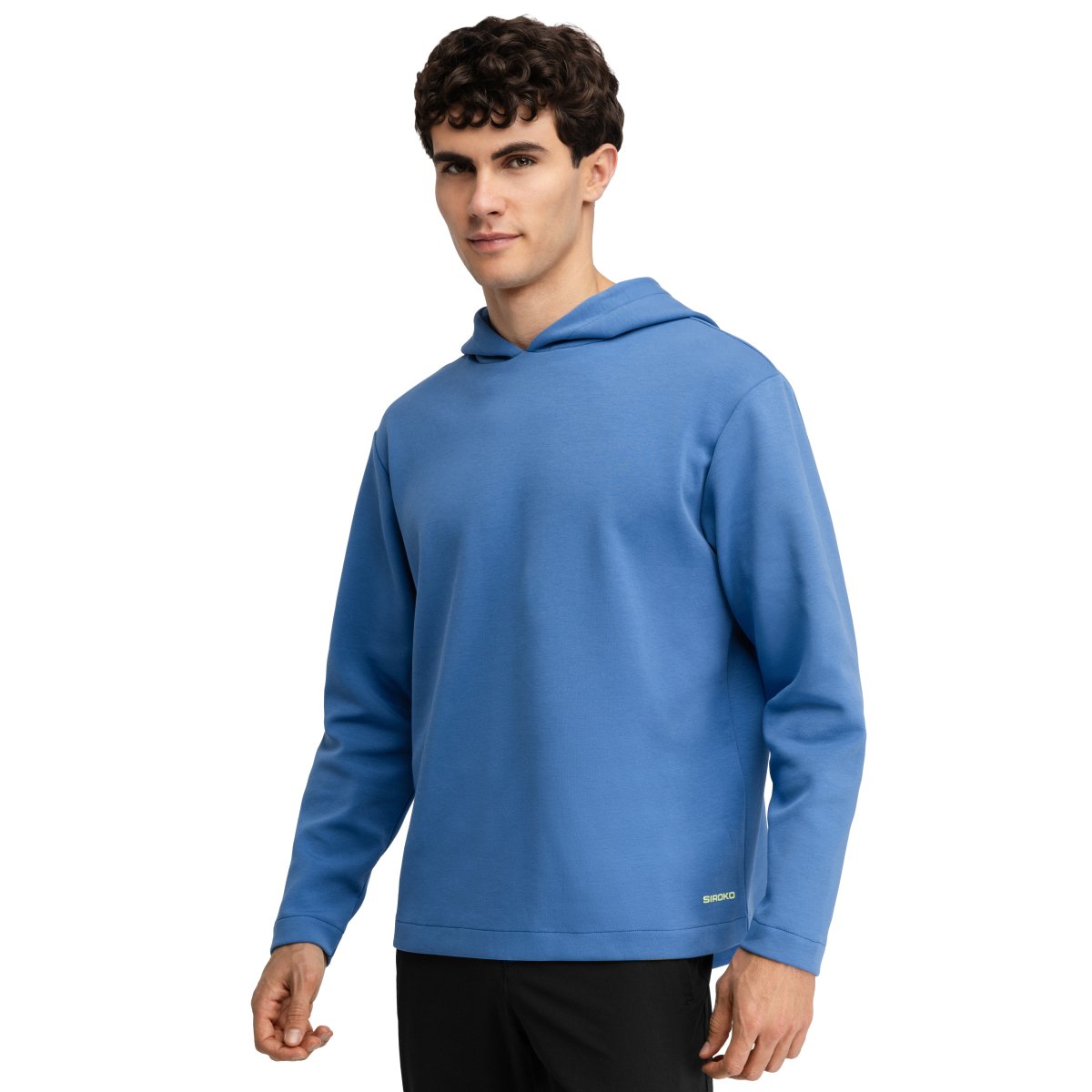 SIROKO - Sudadera con capucha de Ciclismo MTB Siroko MTB Slack Blue_