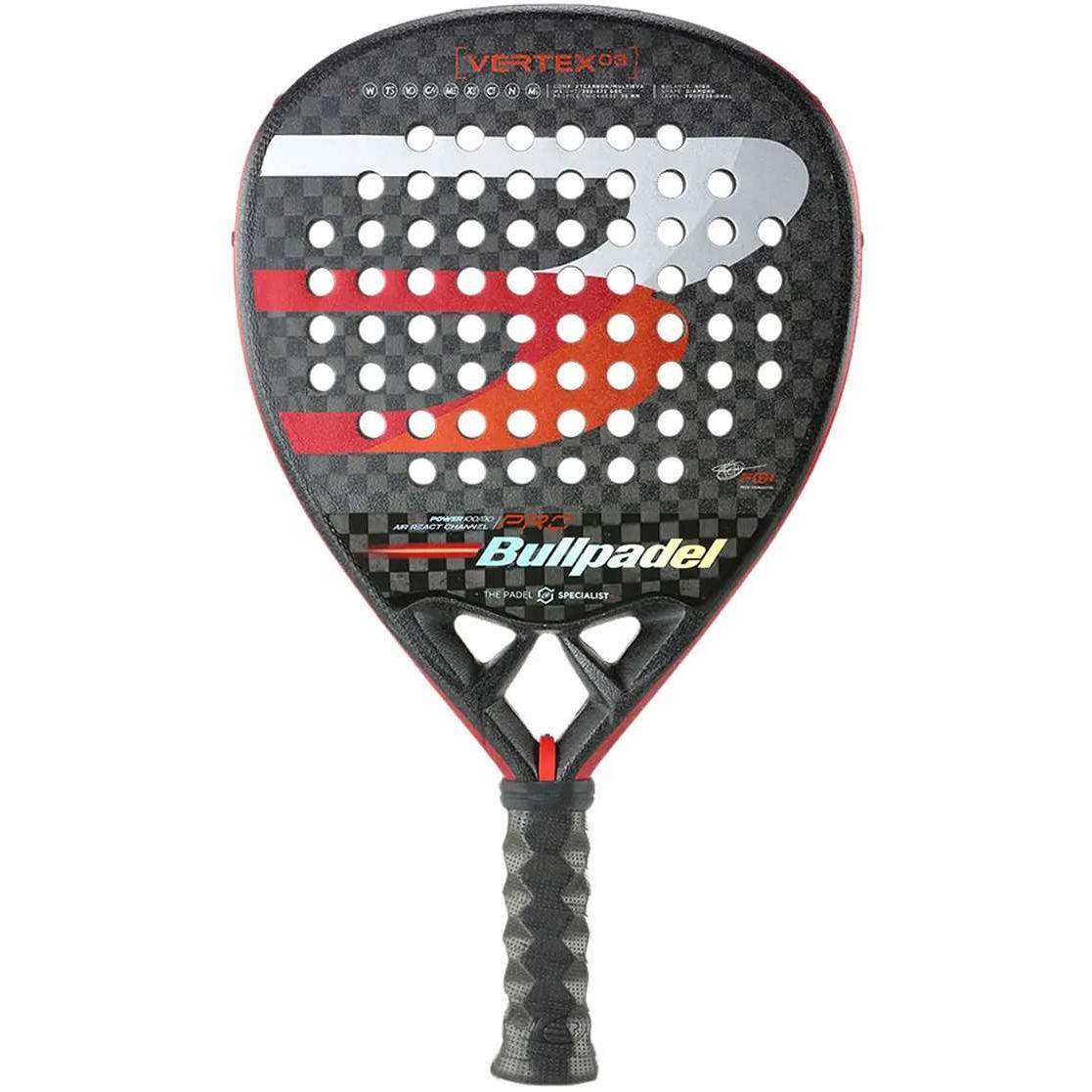 Bullpadel Vertex 3 22 Juan Tello y Chingotto, Carbono 12K, Pala de Padel de Nivel Alto o Profesional, Pala de Potencia con Forma de Diamante. En Oferta y más Barato