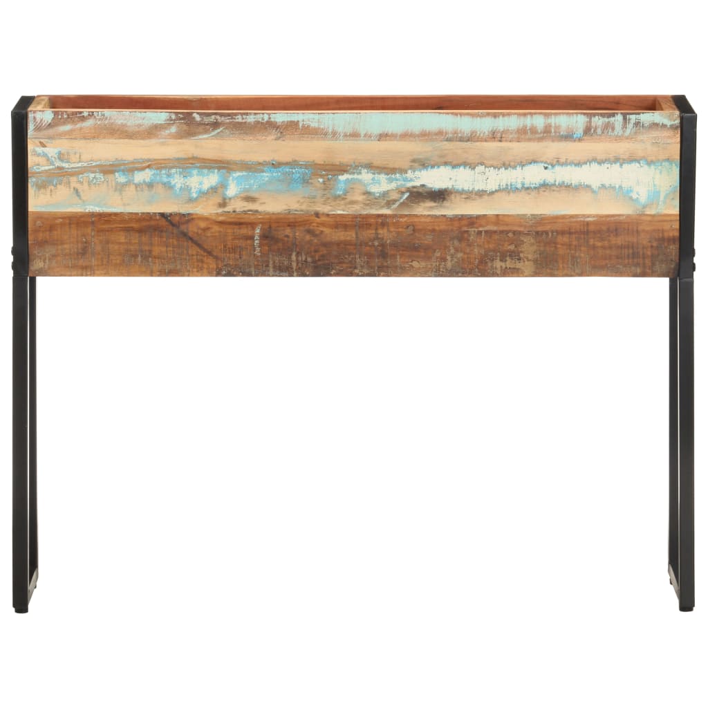 vidaXL Jardinera de madera maciza reciclada Dimensiones 90 x 20 x 68 cm,  60 x 20 x 68 cm,  y mas