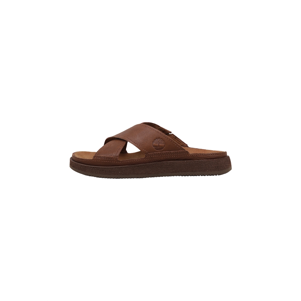 Timberland CASCO COVE SLIDE SANDAL RUST FULL GRAIN Sandalias Planas Hombre Marrón