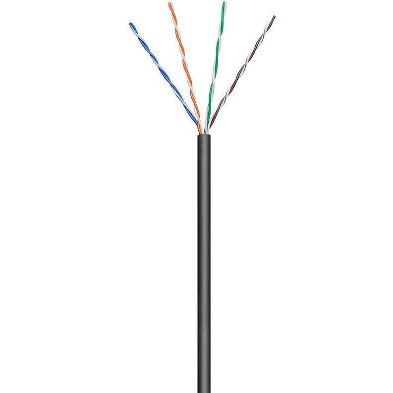 Microconnect Cable Cat5e Exterior U/UTP 100m Negro - Alta Calidad