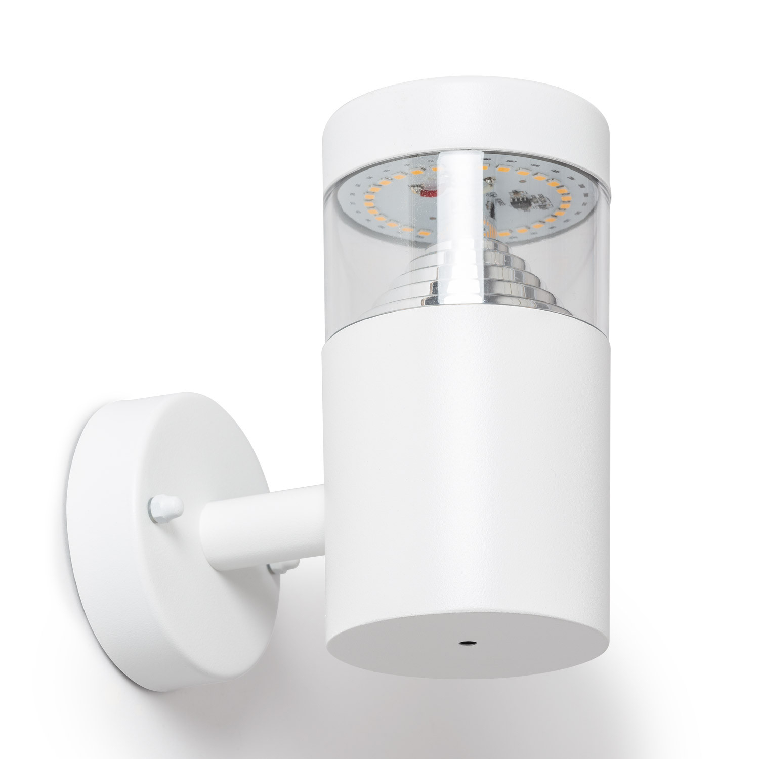 Ledkia Lámpara de Pared Exterior LED 5W Acero Inoxidable Inti White 3000K Blanco Cálido