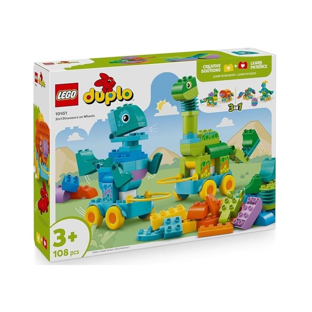 Lego Duplo Dinosaurios Sobre Ruedas 3 en 1 Lego duplo LEGO