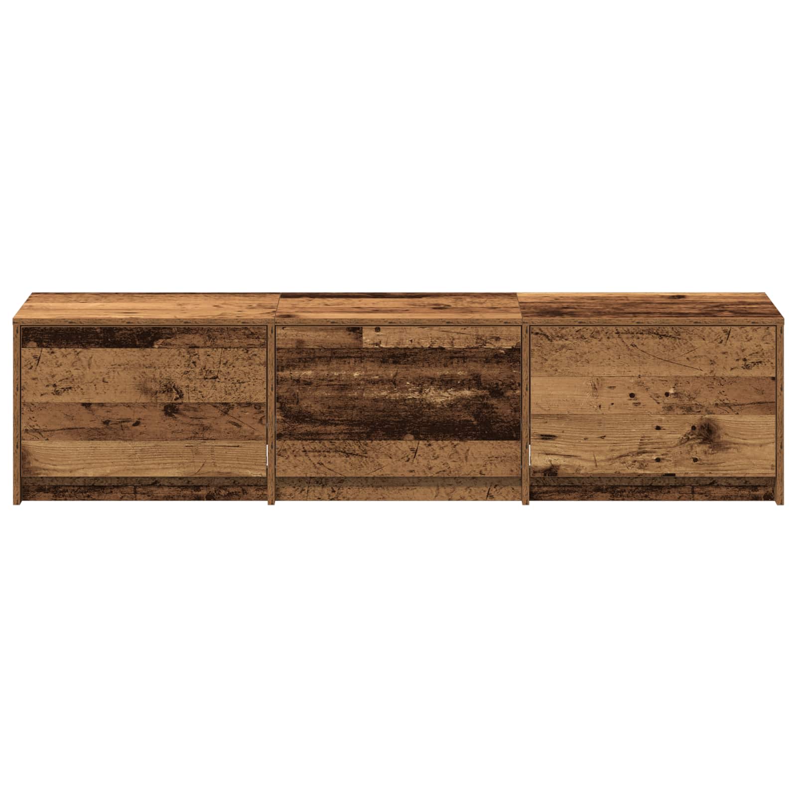 vidaXL Mueble de TV con LED 165 x 34 x 40 cm Madera de ingeniería