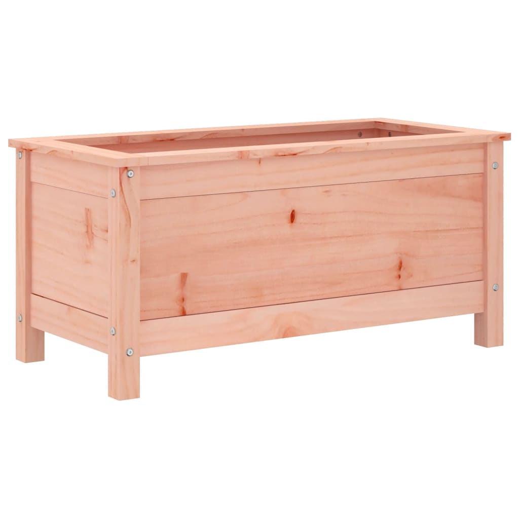 vidaXL Jardinera madera maciza de pino 82,5x40x39 cm Color Pino blanco,  Pino gris,  Pino marrón miel y mas