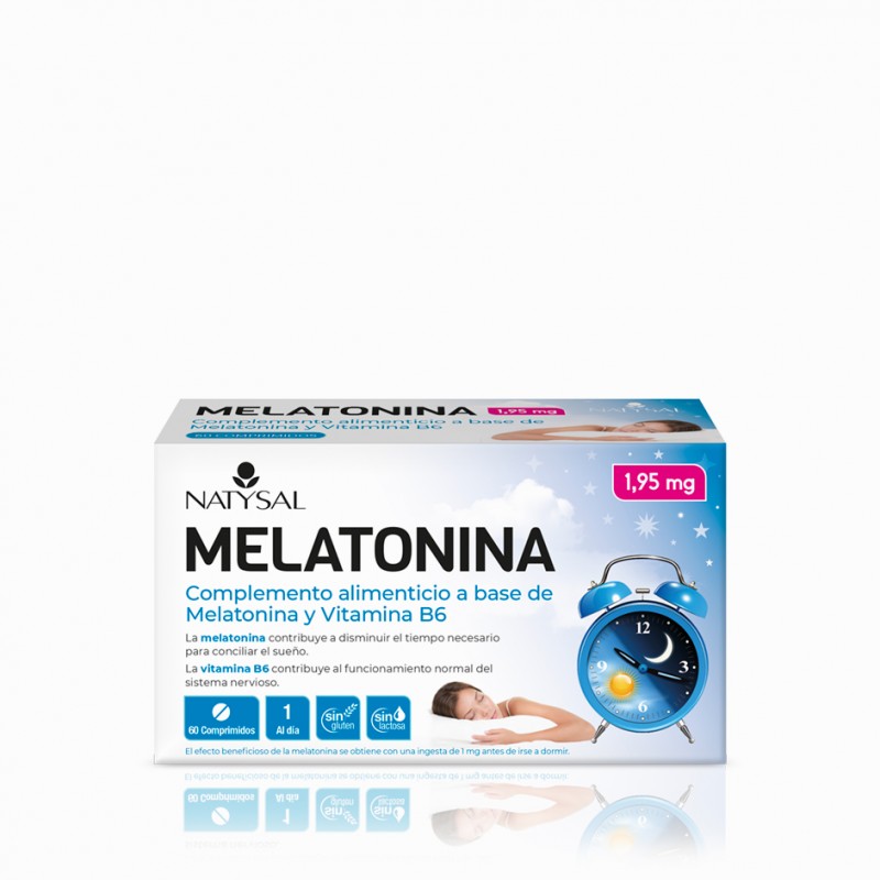 Melatonina 1.95mg + Vitamina B-6 Natysal. Ayuda a dormir mejor