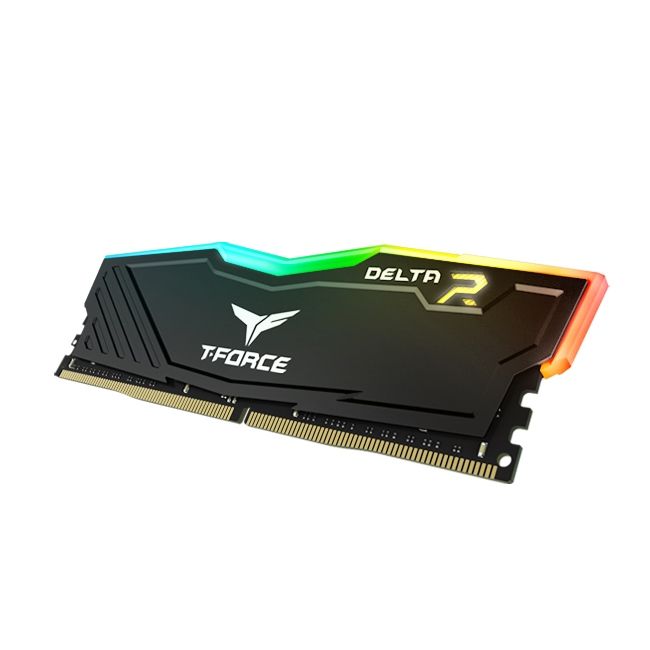 Teamgroup - Memoria RAM DDR4 TF3D416G3200HC16CDC01 de 16 GB (2x8 GB) a 3200 MHz con latencia CL16, XMP 2.0 y iluminación RGB para gaming y edición de video