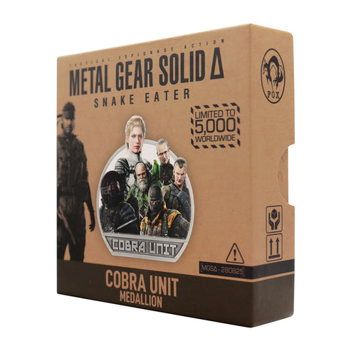 Medallón Cobra Unit Metal Gear Solid Delta Fanattik Edición Limitada