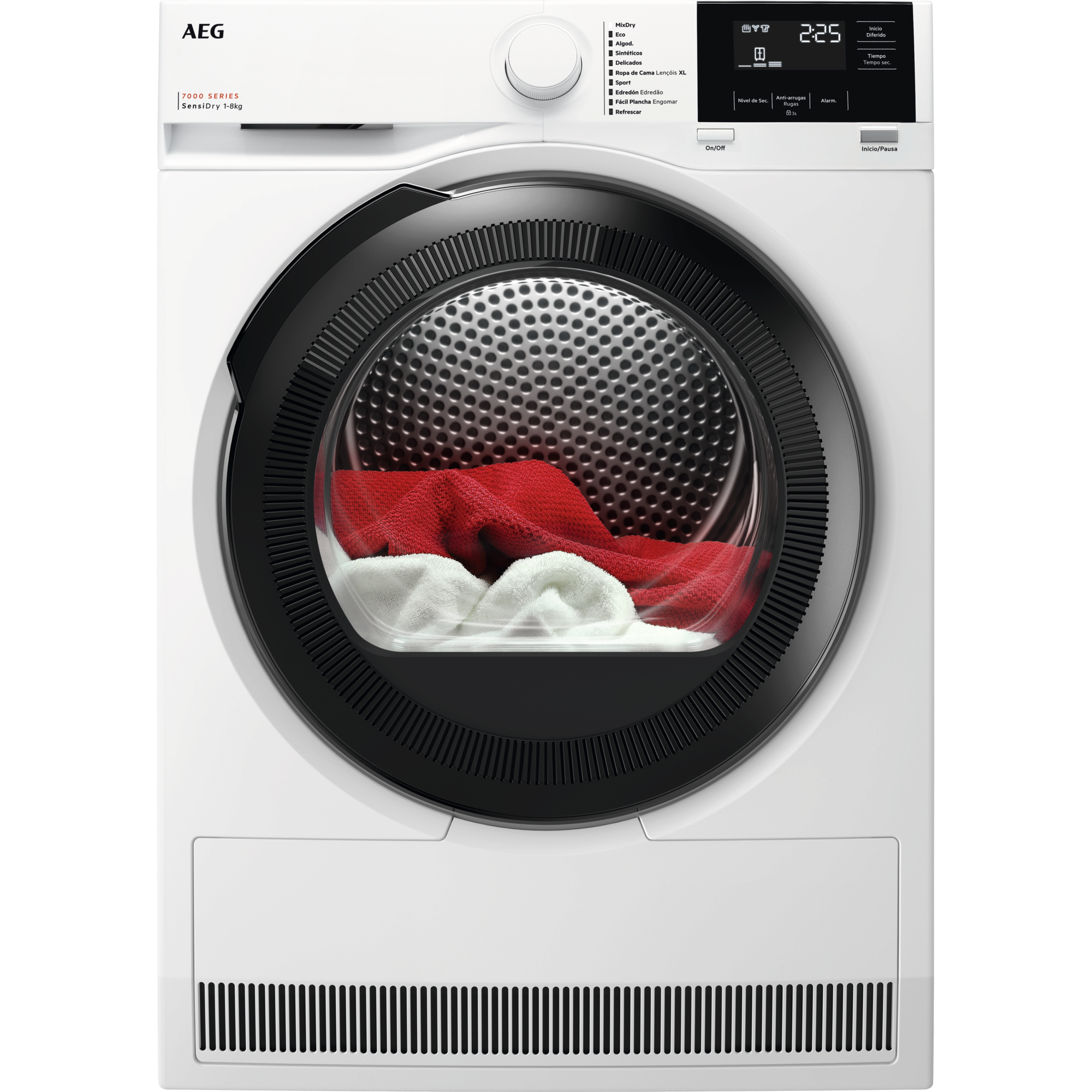 AEG - Secadora con Bomba de Calor Serie 7000 SensiDry de 8 kg - TR718P4OB