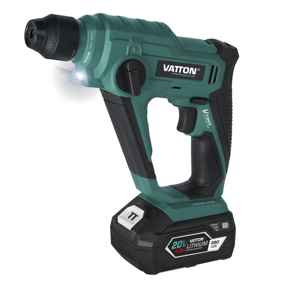 Taladro SDS Perforador VATTON 20V – 1 Batería 4.0Ah