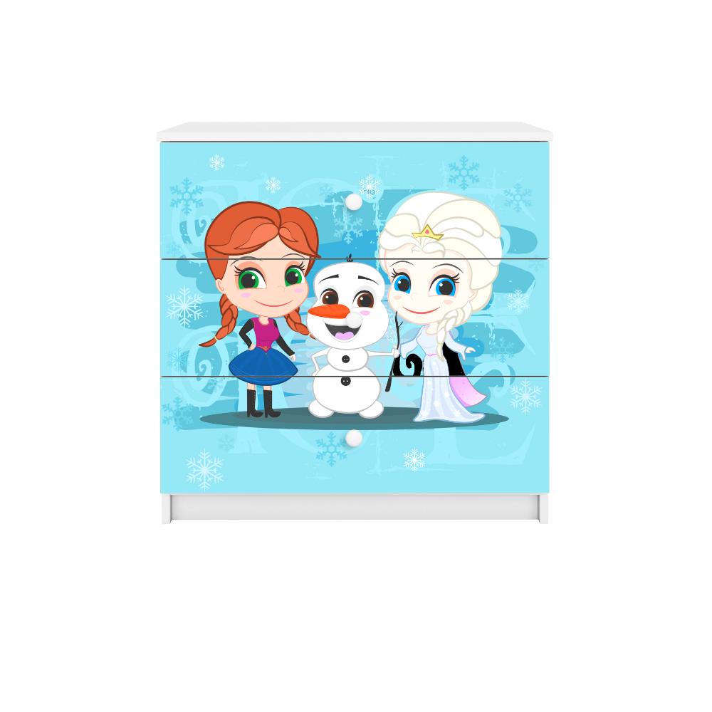 Cómoda Kocot Kids BabyDreams Frozen Land White