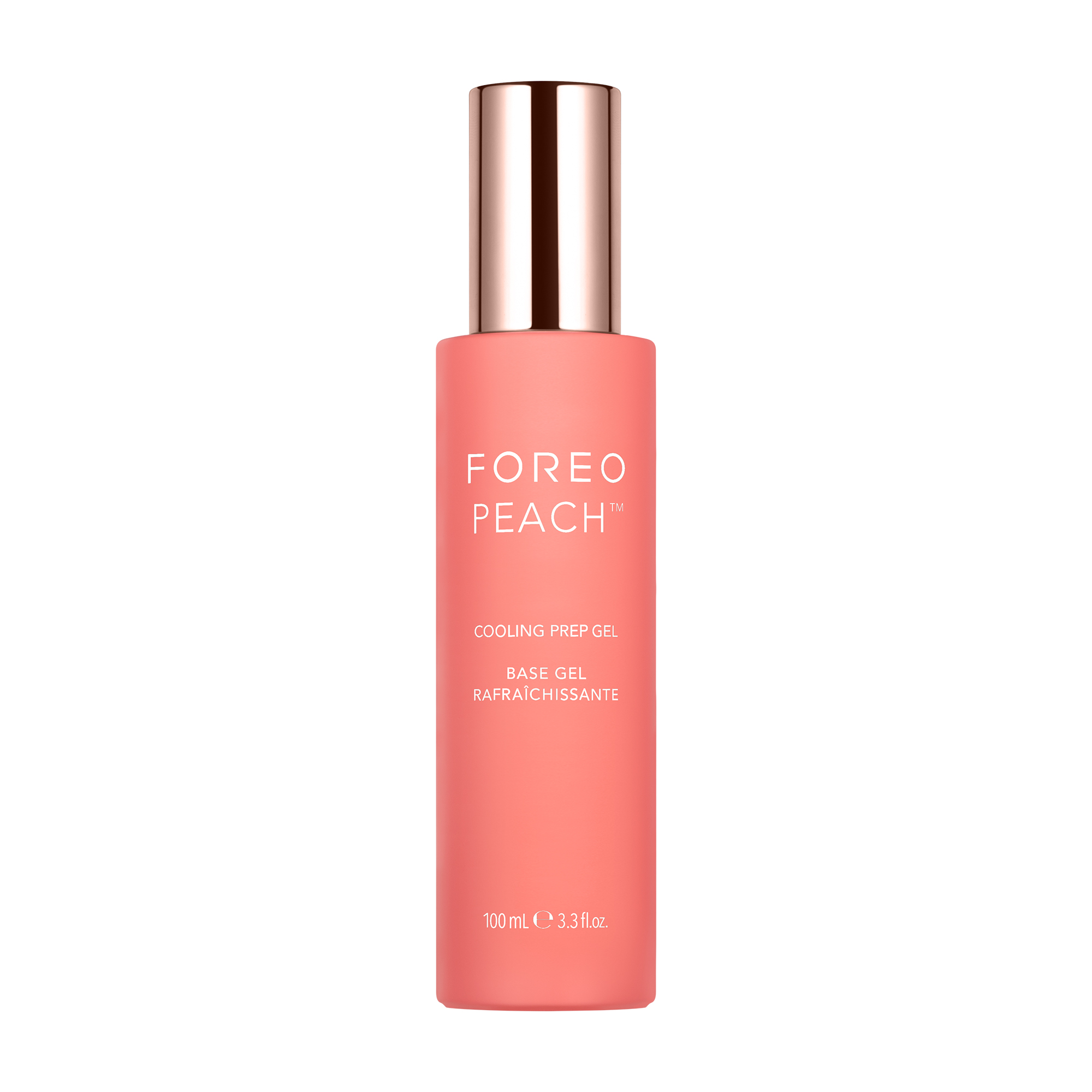 FOREO PEACH Gel frío de preparación - Para depiladora luz pulsada - Calma e hidrata al depilar y después - 17 extractos vegetales, HA y pantenol - Depiladora láser e IPL - 100 ml