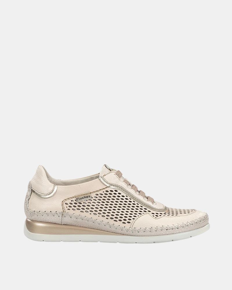 FLUCHOS F2143 Zapatos Bajos Mujer Blanco