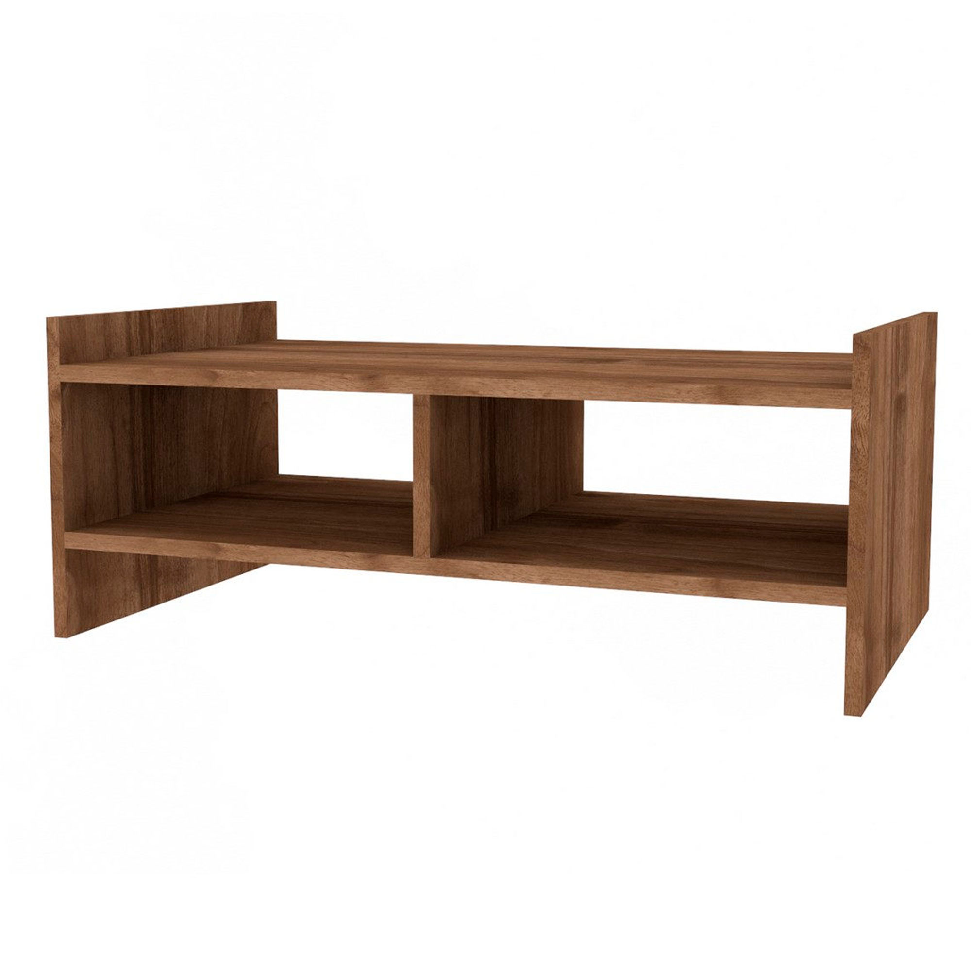 Mesa de Centro Wellhome en Madera Nogal, Simple y Auténtica para Tu Salón