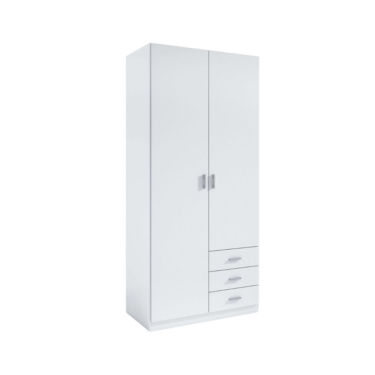 Armario Roma 2 puertas + 3 cajones 215,5x99,8x52,6 cm
