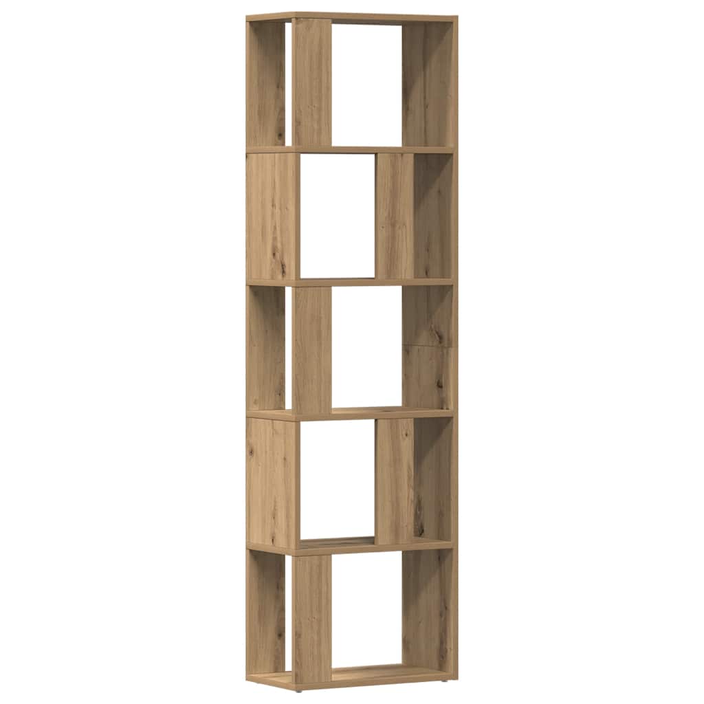 vidaXL Estantería de madera de ingeniería roble artisan 45x24x159 cm