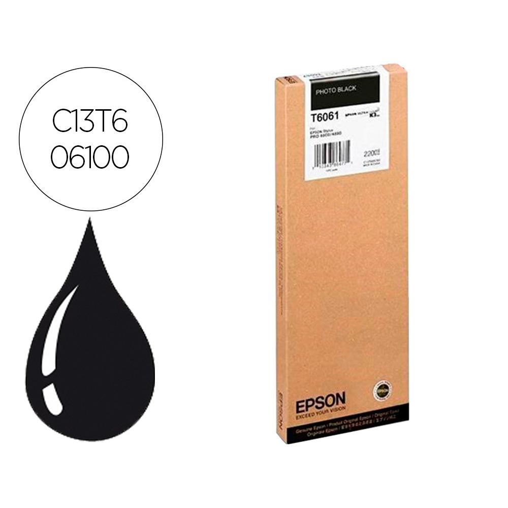 Cartucho de Tinta Liderpapel Ink-jet Epson GF Stylus Pro 4880/4800 Negro Photo